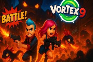 Strange and action-packed universe, Vortex 9 welcomes you!