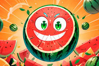 Combine fruits to create new varieties and reach the ultimate watermelon in
