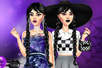 Create gothic-inspired fashion looks!