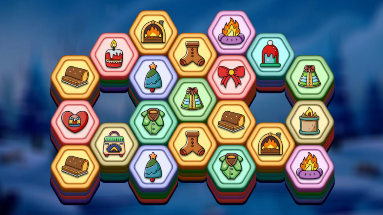Winter Hexa Stack 🕹️ Play Free on Play123
