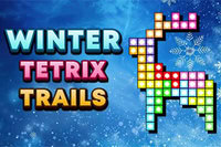 Winter Tetrix Trails is a cozy shape-filling puzzle set in a snowy wonderland