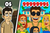 Rise from zero to millionaire