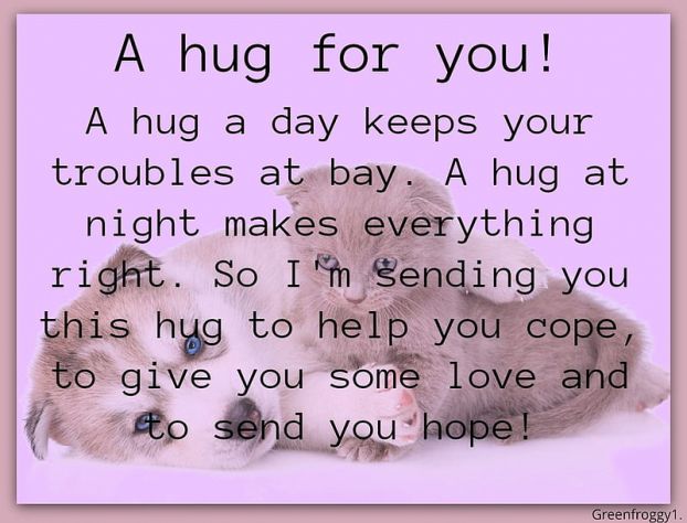 A Hug For You On 