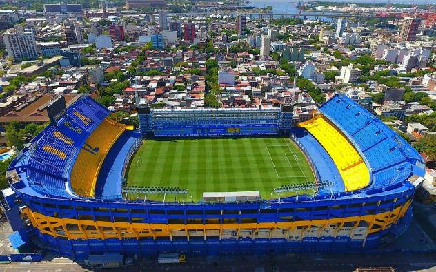 Estadio La Bombonera-Club Atlético Boca Juniors-Buenos Aires-Argentina.