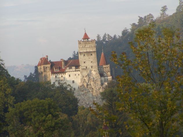Dracula's castle - from my terrace, in daylight