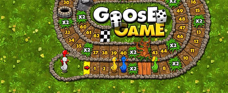 Goose Game is an HTML5 Board Game